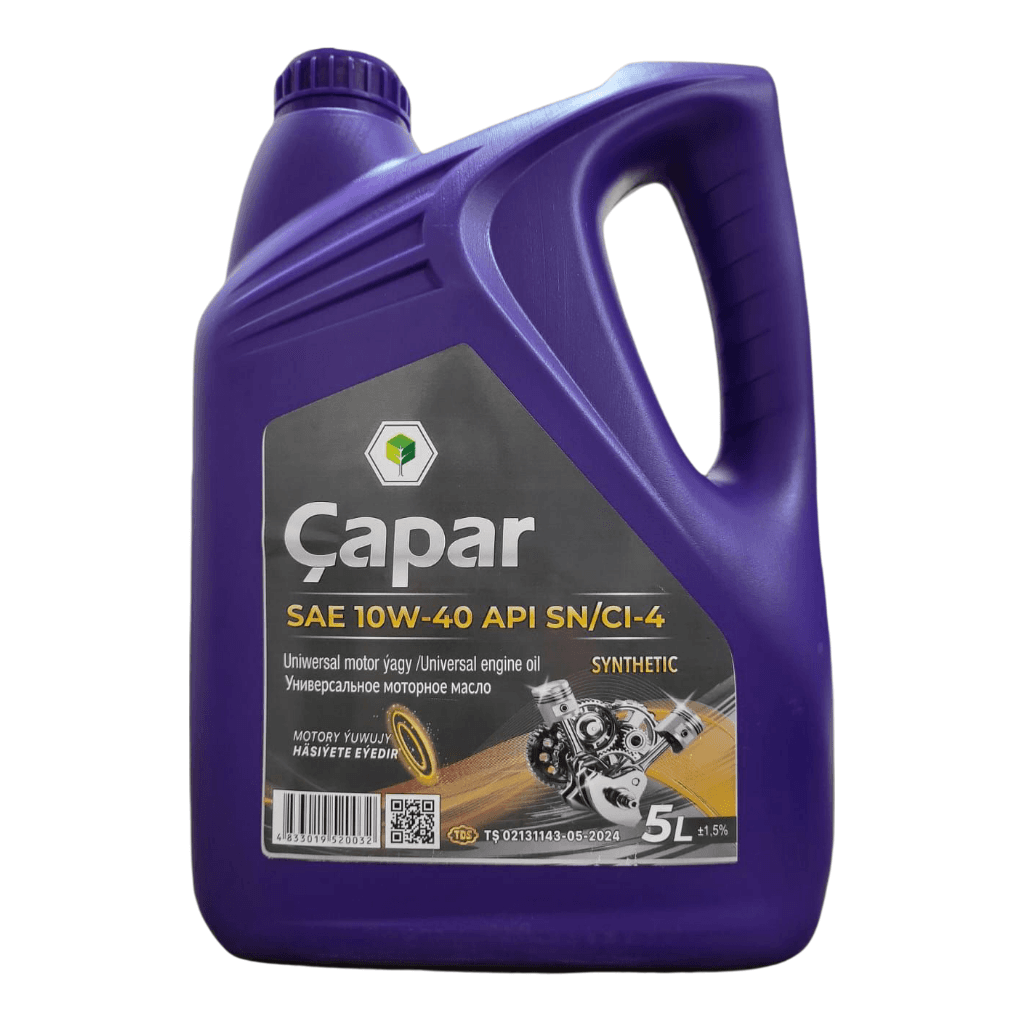 Çapar 10W40 Sintetika Motor Ýagy