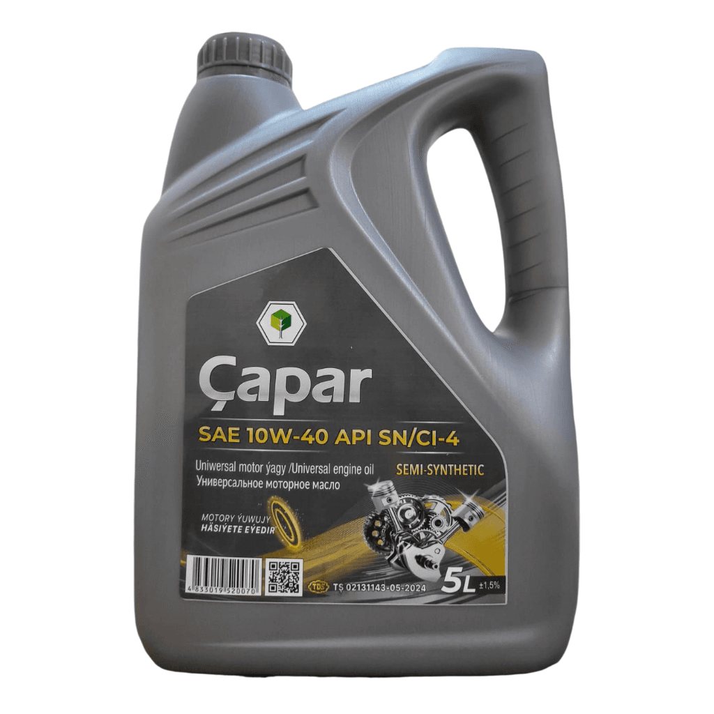 Çapar 10W40 Ýarym Sintetika Motor Ýagy
