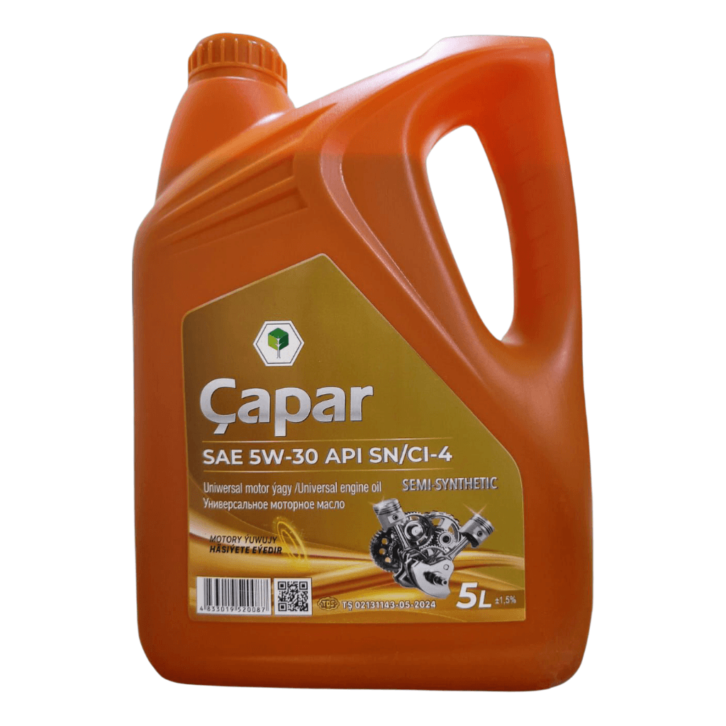 Çapar 5W30 Ýarym Sintetika Motor Ýagy