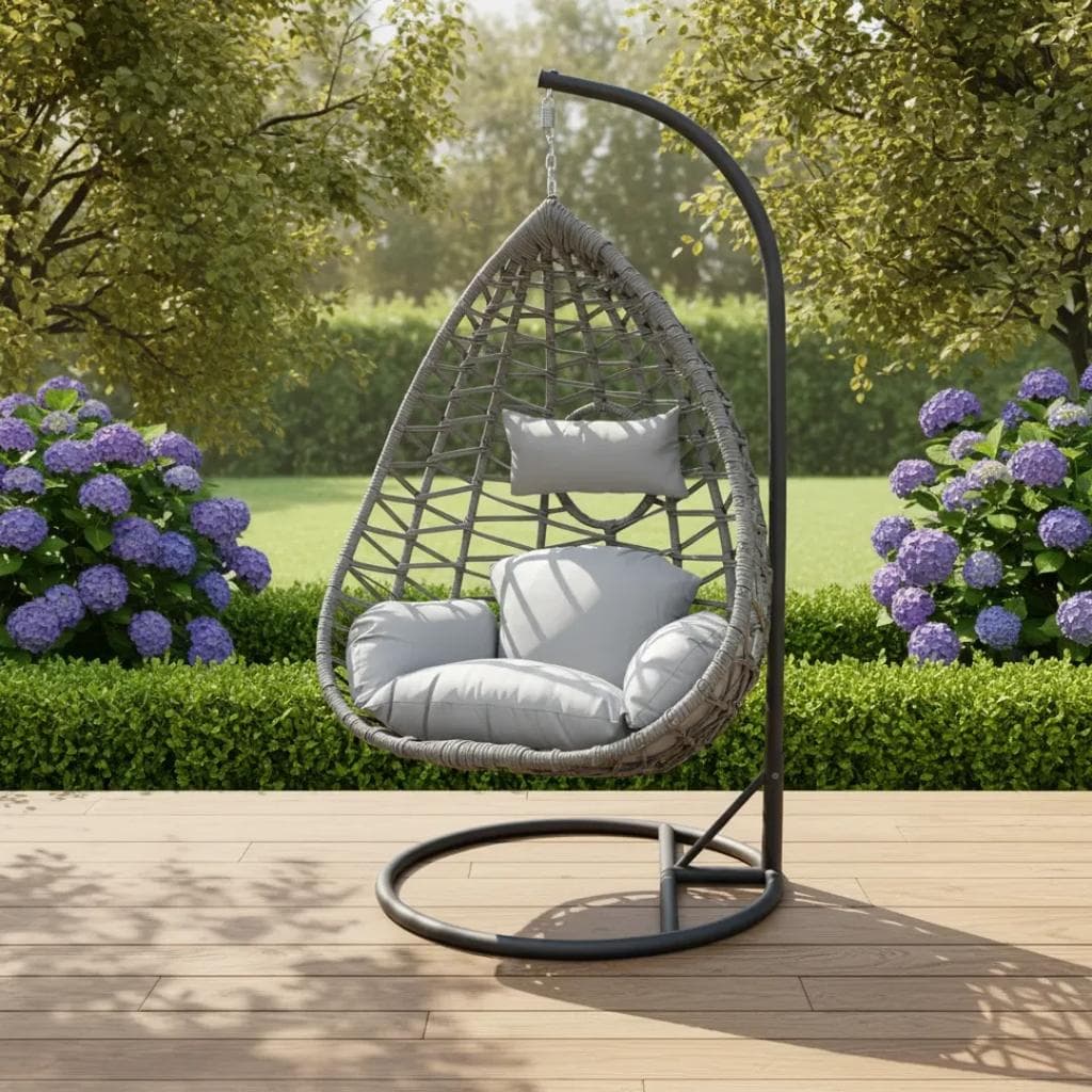 кресло-качели из ротанга PE 