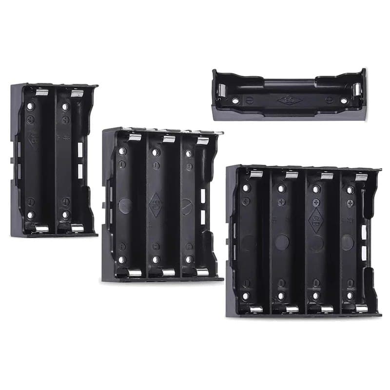 Чехлы для портативного зарядного устройства Abs 18650, 1X 2X 3X 4X 18650, держатель для аккумулятора, контейнер для хранения, чехол 1 2 3 4, с жестким штифтом