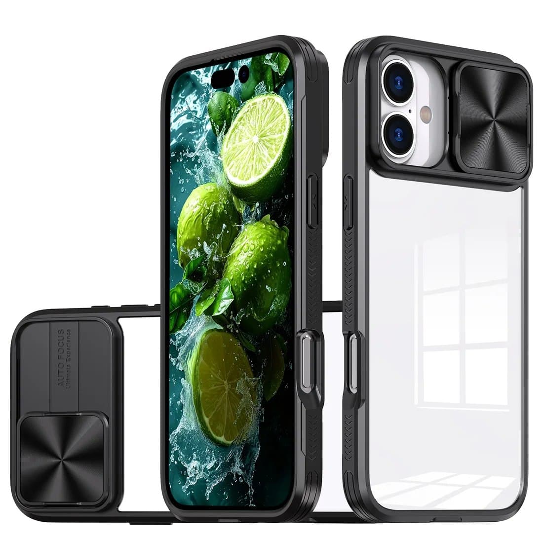 Прозрачный чехол для iPhone 17 с защитой камеры от падений и ударов, для iPhone 17 6.3 дюйма