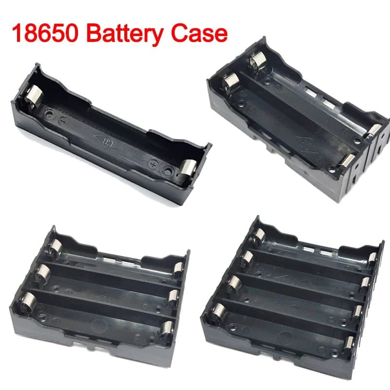 Новый DIY ABS 18650 Чехлы для аккумуляторов 1X 2X 3X 4X 18650 Чехол для хранения аккумуляторов 1 2 3 4 слота Контейнер для аккумуляторов Жесткий штифт