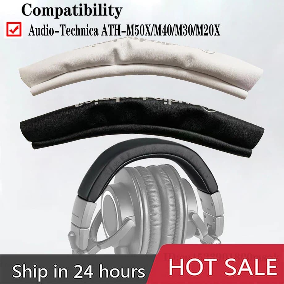 Альтернативная повязка на голову M50X для Audio Technica ATH-M20X M30 M40 M50X, подушка для наушников, сменная крышка, повязка на голову