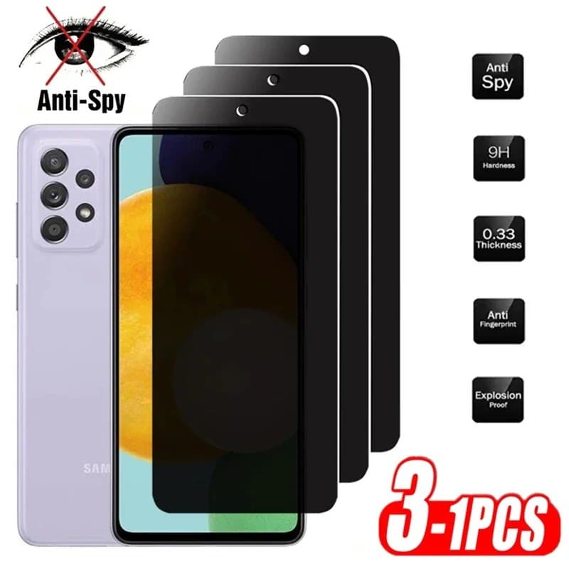 Защитная пленка для экрана Samsung Galaxy A15 A35 A55 A05 Anti-Spy Защитное стекло для Samsung A14 A35 A54 A12 A17 A16 A26