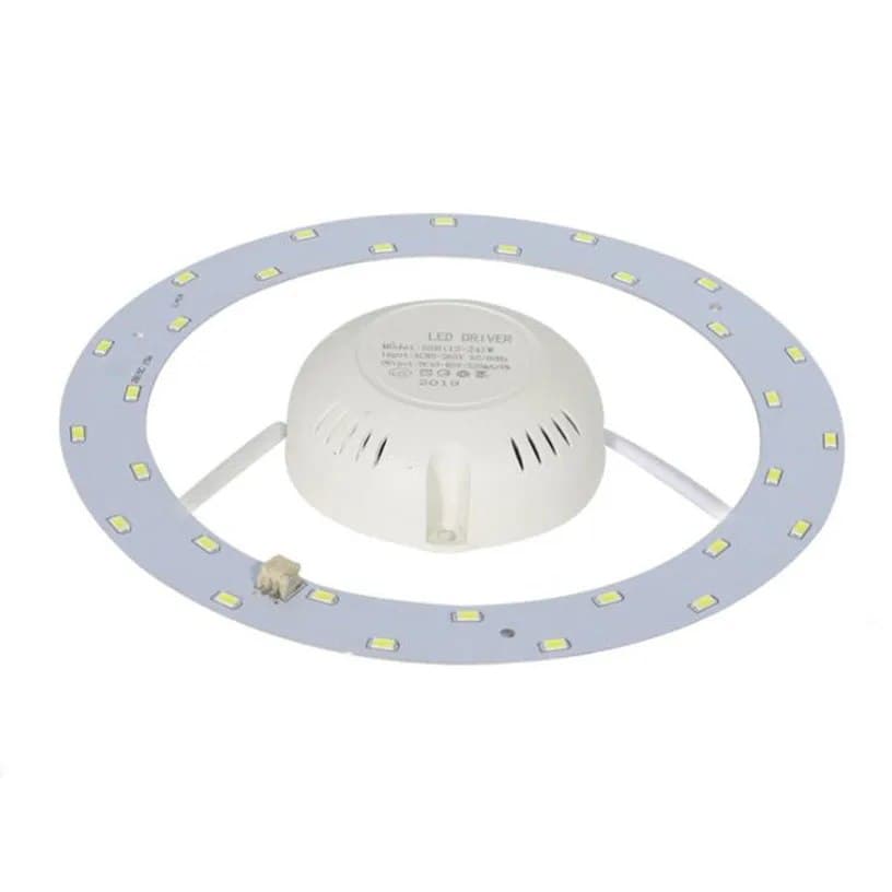 Светодиодная панель-кольцо 6W 12W 15W 18W 24W 36W 80W 100W, 220V, SMD 5730, круглый потолочный светильник для столовой